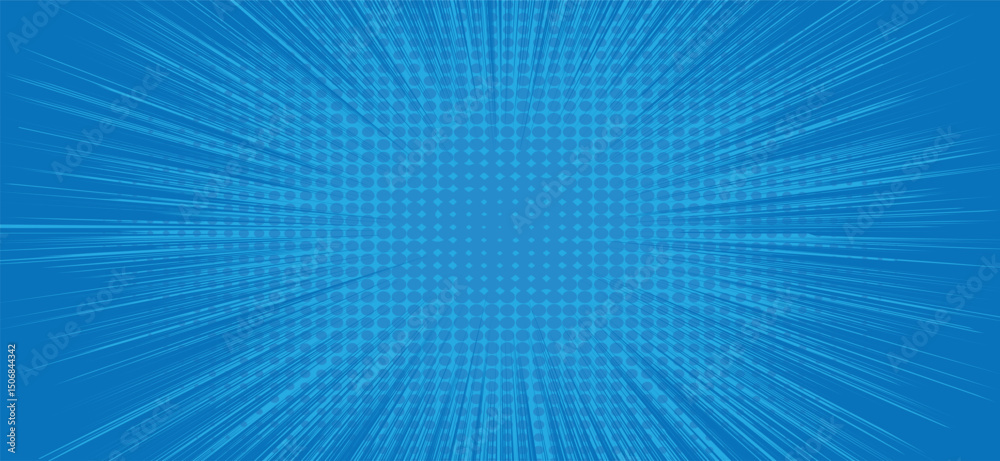 Obraz premium abstract blue background with dots