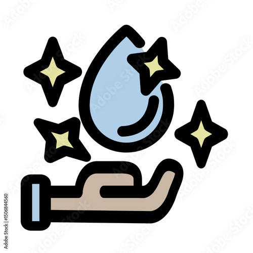 Wash hands icon symbol - Washing hands clean vector illustration
