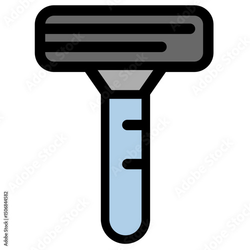 Razor icon symbol - Razor for human hygiene treatment vector illustration