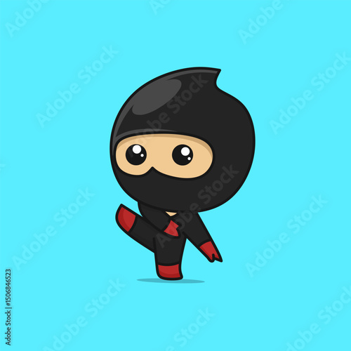 funny cartoon ninja training