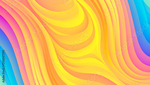 HD desktop wallpaper with flowing gradient waves in pink, purple, and blue