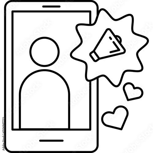 Marketing Line Icon
