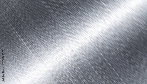 Metal surface with scratches and reflections