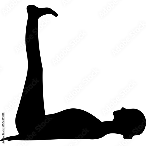 Yoga Pose Silhouette