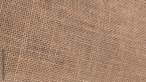 Natural burlap texture photo. Brown burlap jute canvas texture background. 
