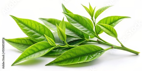 Fresh Green Tea Leaves Bran...