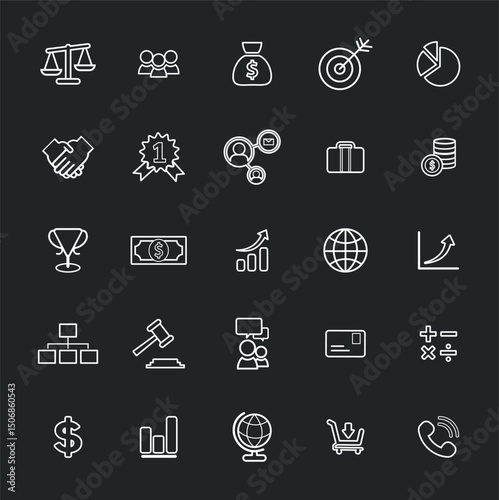 Collection-vector-financial-business-banking-ui-concept