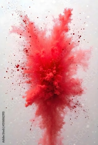 red paint splashes