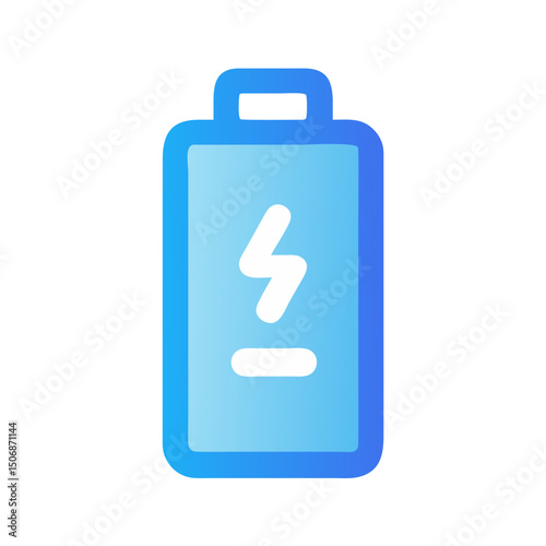 Modern battery icon illustration energy symbol design concept