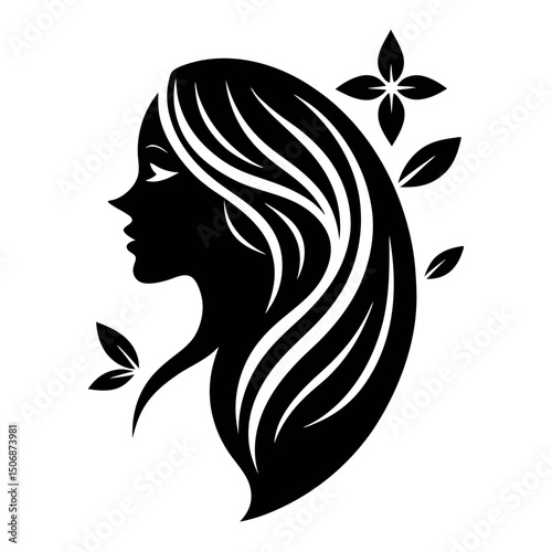 


      Beauty care logo vector art illustration.
