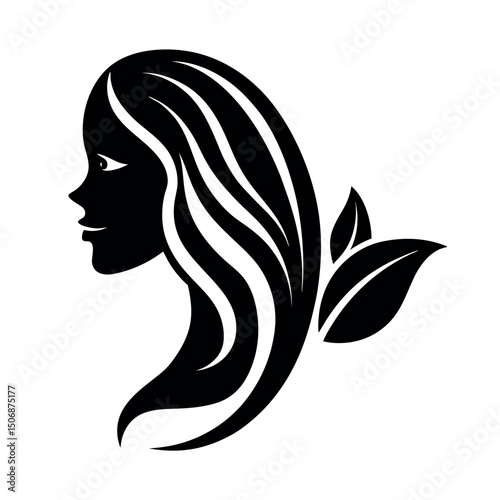 


      Beauty care logo vector art illustration.
