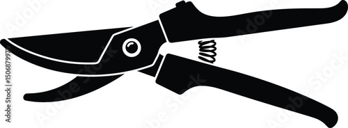 Gardening Vector Sharp Pruner Illustration