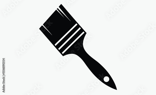 Paintbrush Silhouette Vector