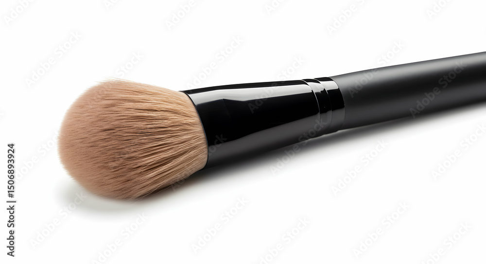 CloseUp of Makeup Powder Brush Professional Beauty Tool CloseUp of Makeup Powder Brush Professional Beauty Tool