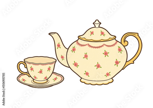 teapot and teacup