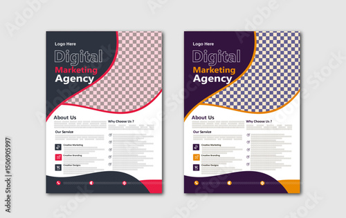 Digital marketing social media post business webinar for social media story, business post or stories banner template geometric shape design for attractive abstract elements post background space 

