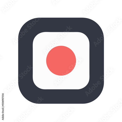 Free Download Abstract square design with circle on minimalist White Background - GFXLoad