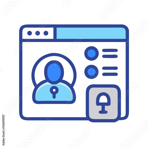 Security web profile page demonstrating user privacy controls