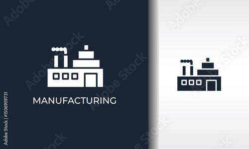 Manufacturing Vector, Icon Or Logo Sign Isolated Symbol Illustration
