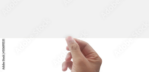 Creative hand gesture demonstration studio setting video content minimalist environment close-up view artistic expression