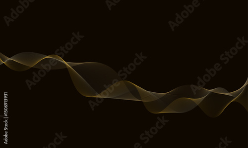 abstract waves on dark background