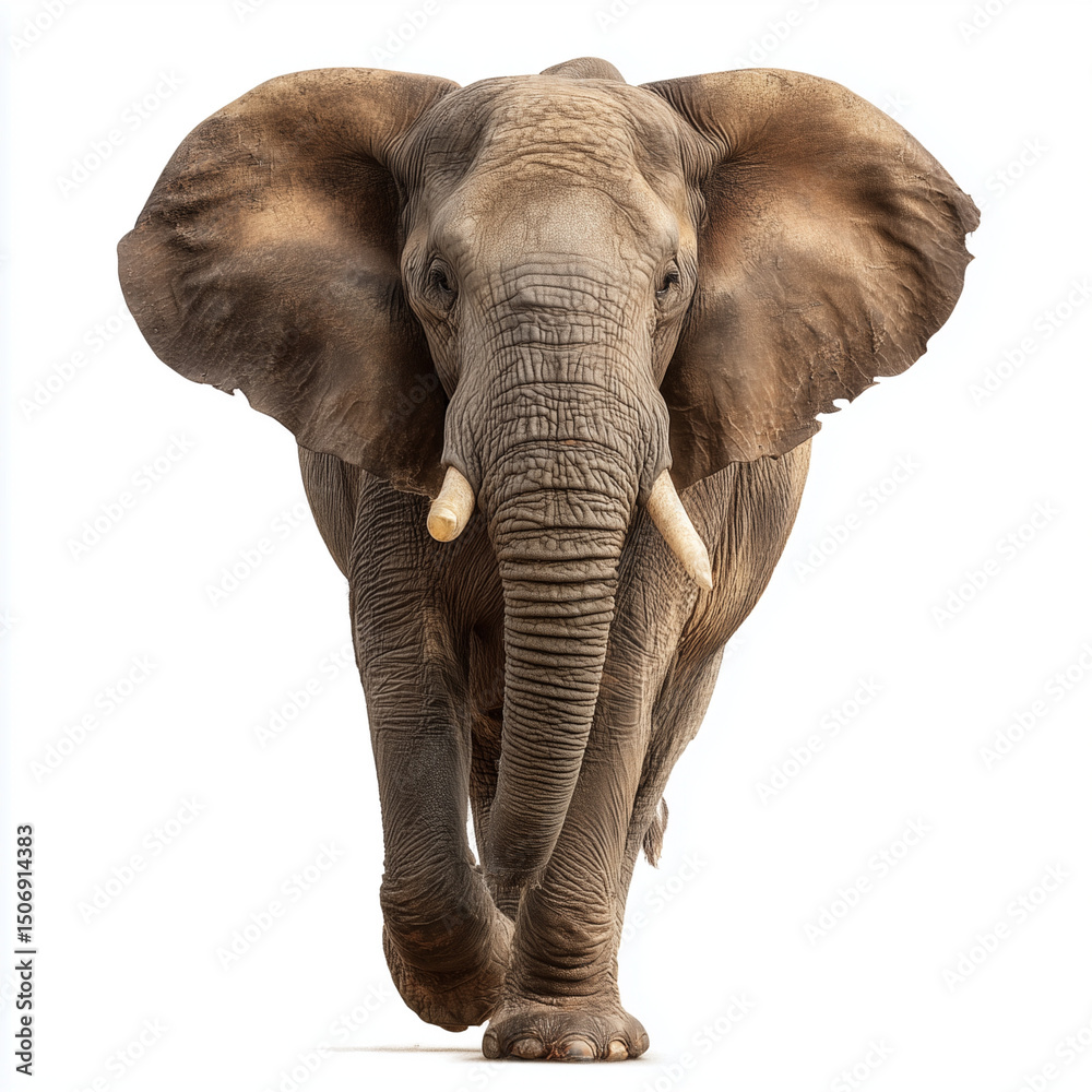 Fototapeta premium elefant freigestellt