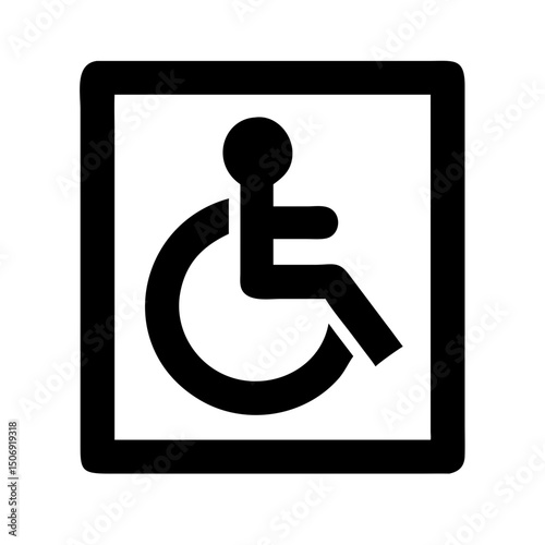 Disabled Parking Sign Vector File