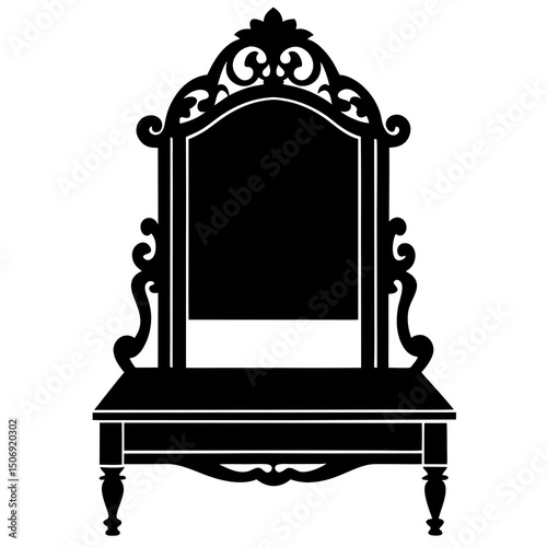 antique chair isolated