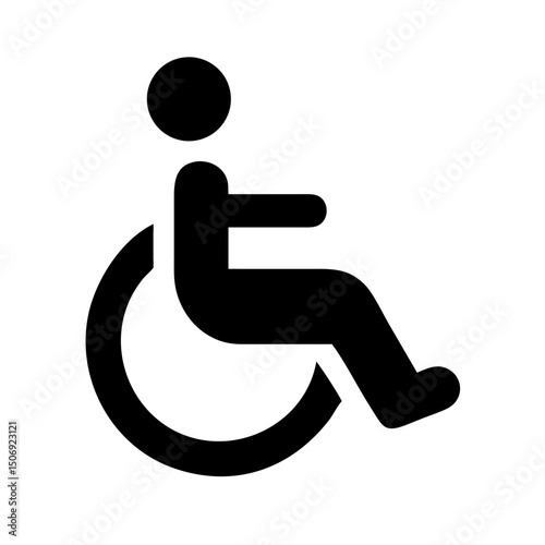 Disabled Sign Vector Icon - Accessible Symbol SVG/PNG