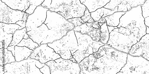  abstract featuring  cracked brick wall pattern,  cracked surface with intricate line work and textures  abstract background