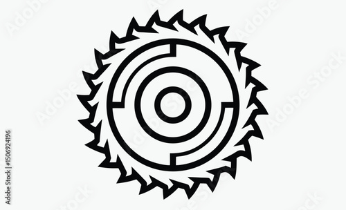 Circular Saw Blade Icon