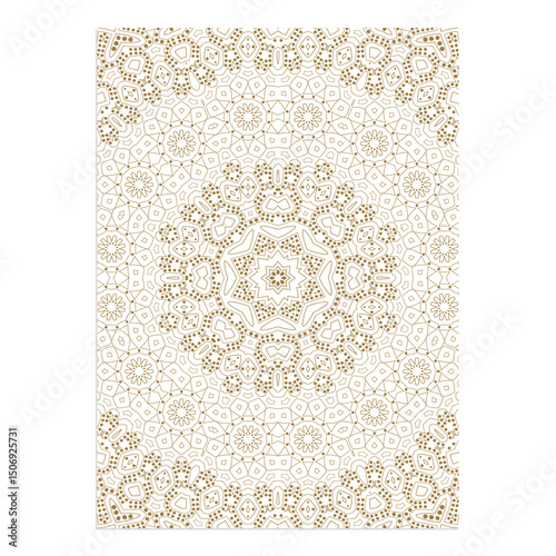 Templates for greeting and business cards, brochures, covers with floral motifs. Oriental lace pattern. Mandala. Wedding invitation, save the date,RSVP. Arabic, Islamic, asian, indian, african motifs