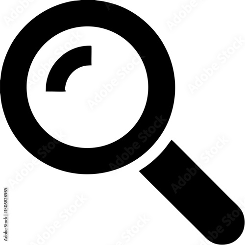 vector magnifying glass icon
