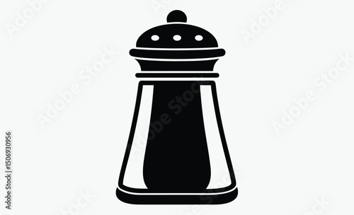 Salt Shaker Icon silhouette