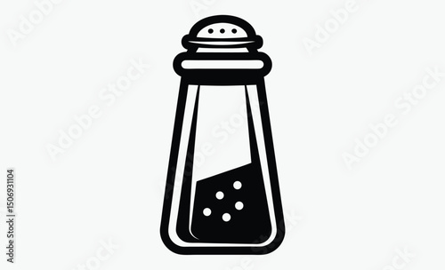 Salt Shaker Icon silhouette