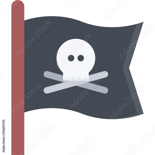 flag pirate icon