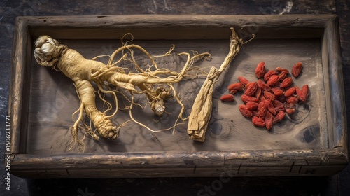 Traditional Chinese Medicinal Herbs, Macro Photography