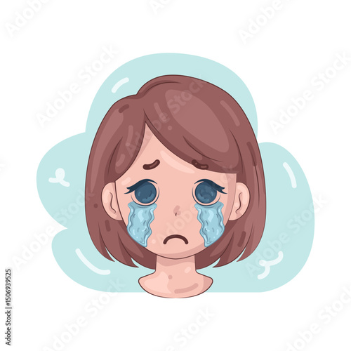 Illustration of sadness 