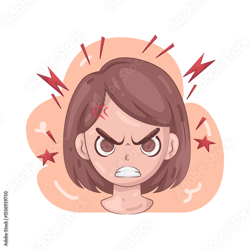 Illustration of anger