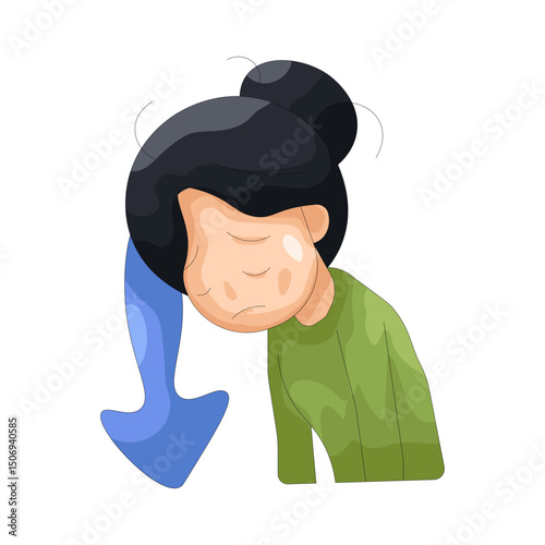 Illustration of Mental breakdown