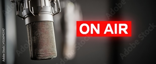 The microphone with a vibrant 