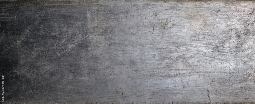 Fototapeta premium The metallic surface showcasing textures and reflections in an industrial style.