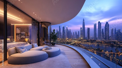 Luxury Penthouse with Breathtaking Dubai Skyline View