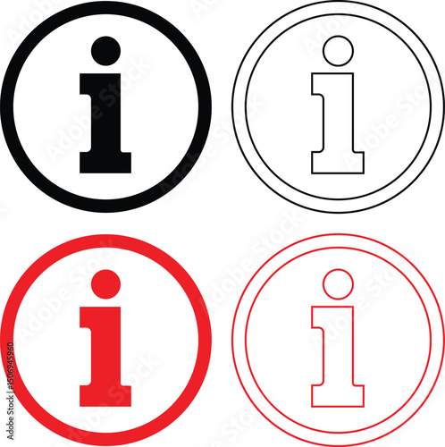 Information Icon info sign FAQ icon vector stock illustration Info icon vector Info icons isolated on white background Suitable for Infographics, Web Pages, Mobile Apps, UI, UX, and GUI design.