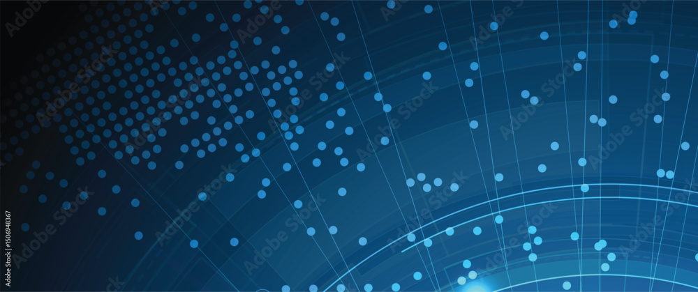 Obraz premium Abstract high technology and science background