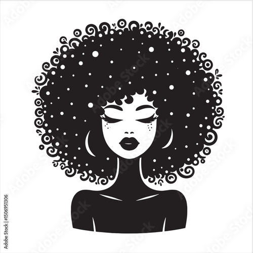 Afro woman