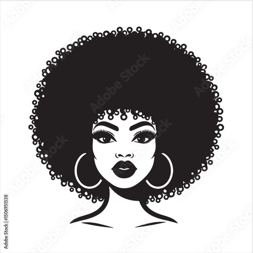 Afro woman