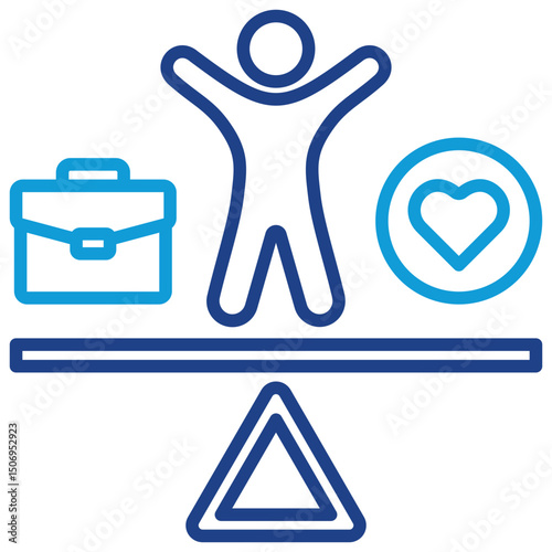 Work Life Balance Icon