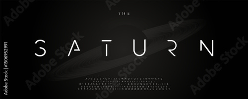 Futuristic techno alphabet, minimal sci-fi letters, abstract digital font with luxury space energy, robotic type for modern tech branding, creative headline, cyber typography, Vector typeset.