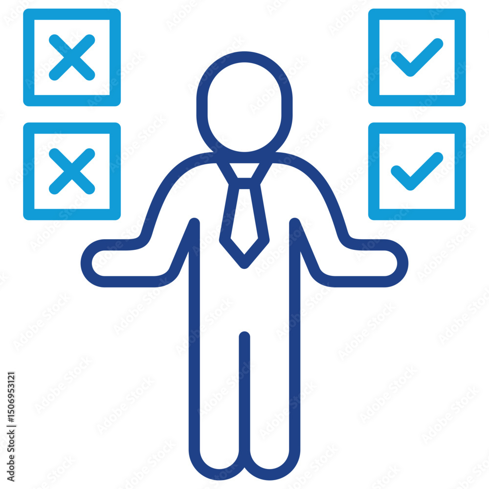 Obraz premium Feasibility Icon